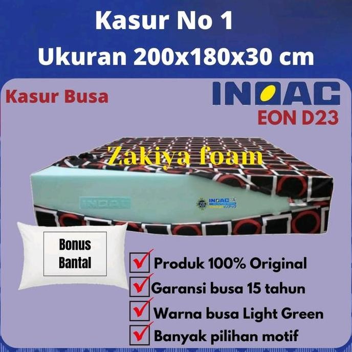 Kasur Busa Inoac No 1 Tebal 30 Cm Ukuran 200 X 180 X 30 Cm Eon D23 Dan Eoq D20