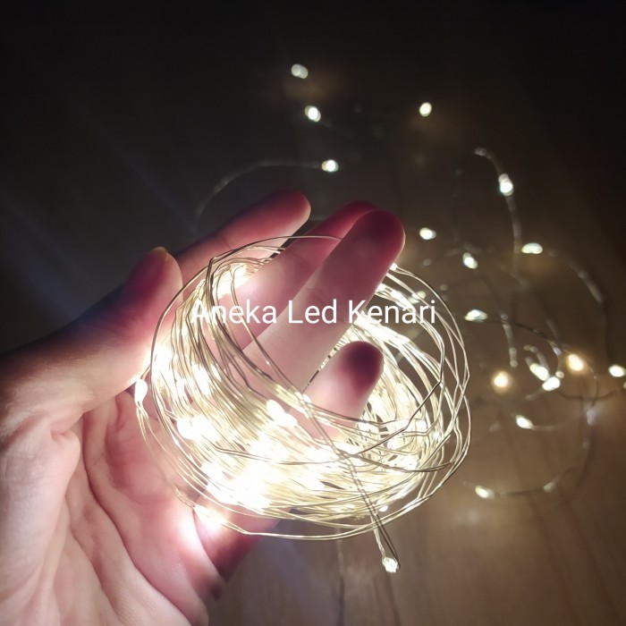 Lampu Hias Led Tumblr Natal Kawat 10M Kedap Kedip Tinggal Colok