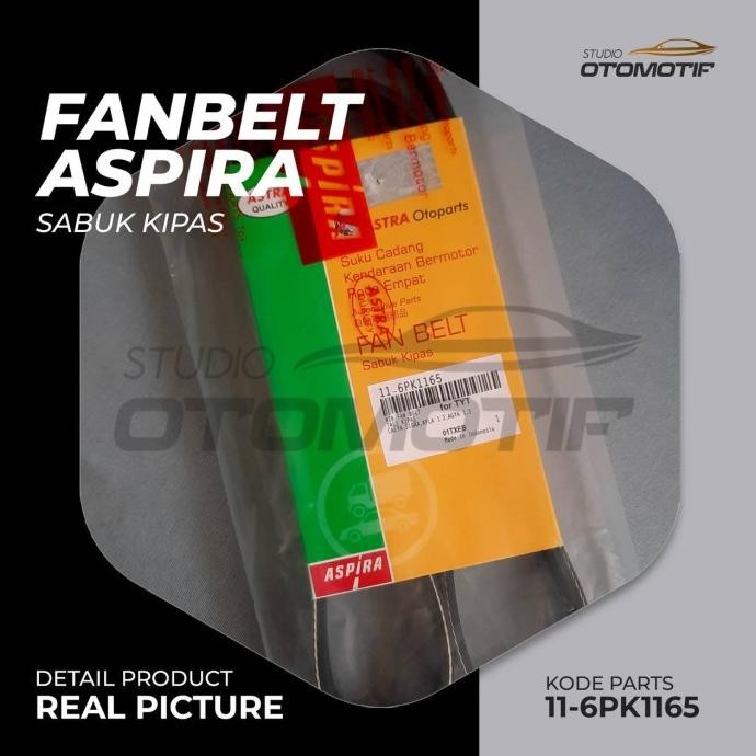 FANBELT CALYA SIGRA 1200CC BENSIN ASPIRA 6PK1165 VBELT