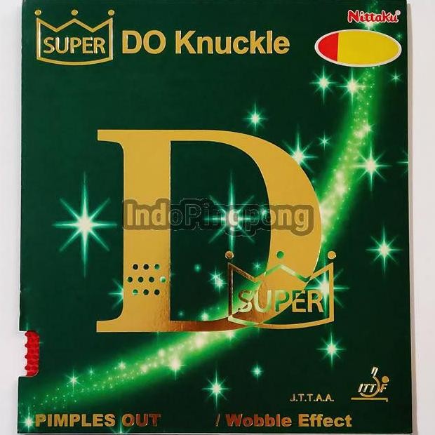 Nittaku Super DO Knuckle 0.5 1.0 1.5 Middle Super Thin Medium Pips Bintik Serang Semi Tipis