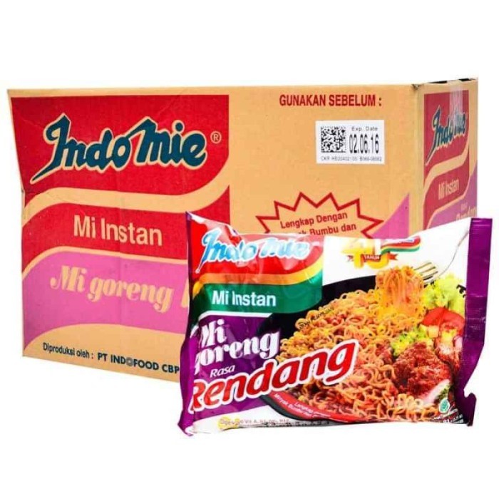 

PROMO MIE / PASTA / Indomie Mie Goreng Rendang [ 91gr /40pcs / 1 karton ] NON COD