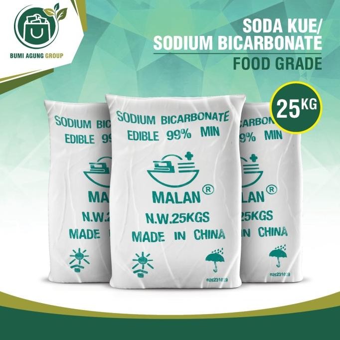 

Soda Kue 25kg 1 karung Sodium Bicarbonate China Malan