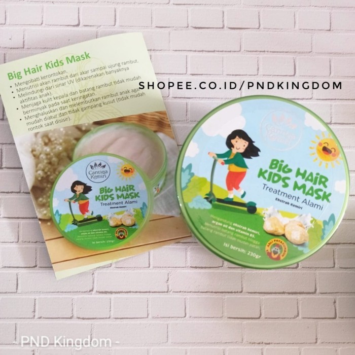 [ NEW ] Cantiqa Kemiri Big Hair Kids Mask (Masker Rambut Kemiri Anak)