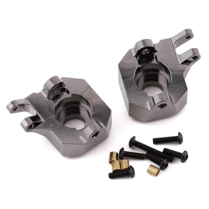 SSD RC SCX10 PRO & III STRAIGHT AXLE HEAVY BRASS STEERING KNUCKLE (2)