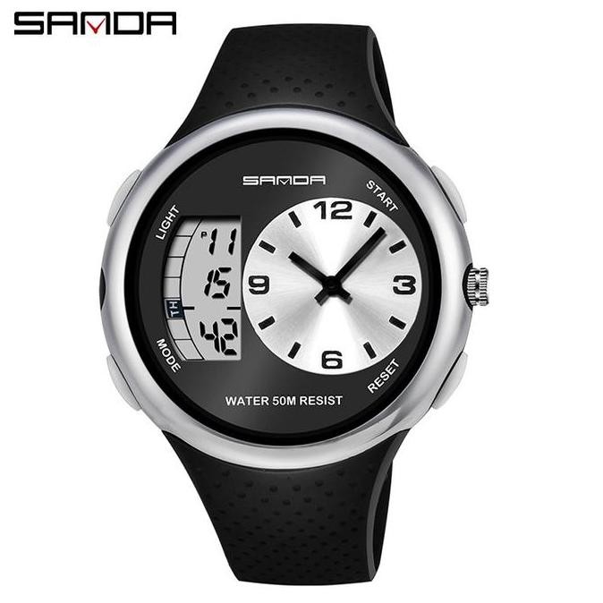 Jam Tangan Sport Pria Digital Analog SANDA 763 Terlaris