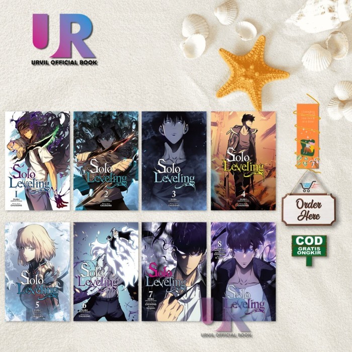 TERLARIS KOMIK SOLO LEVELING (VOL. 1 - VOL. 9 BOOK SERIES) BY CHUGONG MURAH MURAH