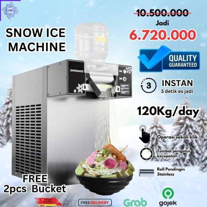 TERLARIS MESIN ES KRIM BINGSOO KOREA ARUMANIS MESIN ES CREAM BINGSU SNOW ICE MACHINE KAPASITAS