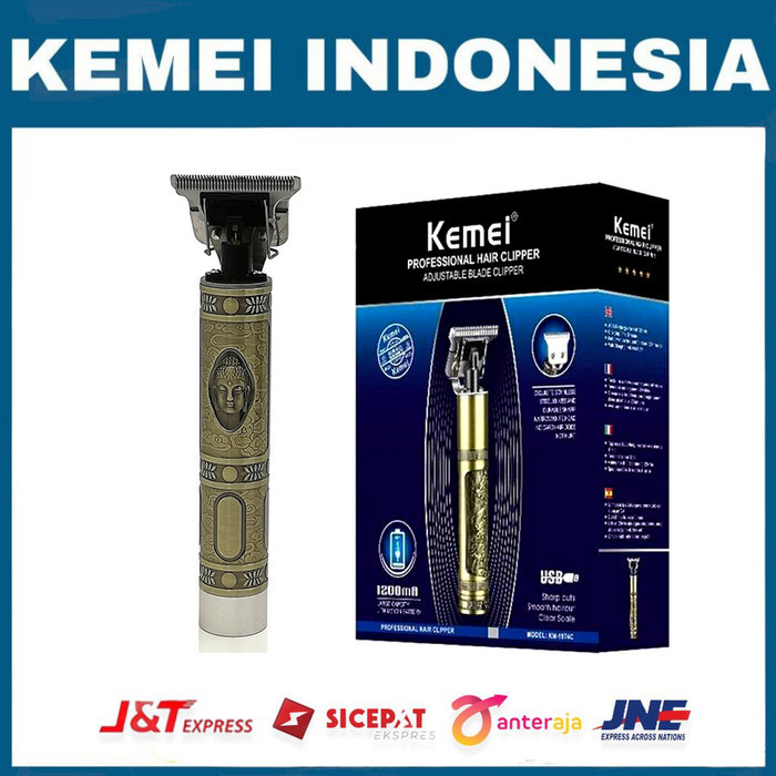 kemei km-1974A fesional trimmer motif Budha kemei km 1974A
