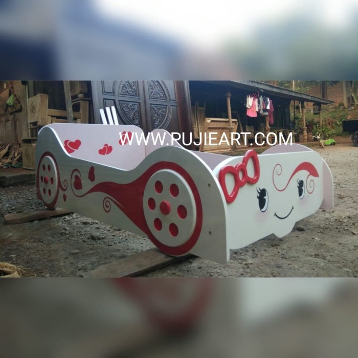 TERMURAH TEMPAT TIDUR ANAK PEREMPUAN KARAKTER MOBIL, KASUR ANAK KARAKTER MOBIL KODE 1445