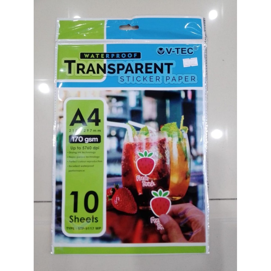 

Sale V Tec Sticker Transparant Stiker Transparan