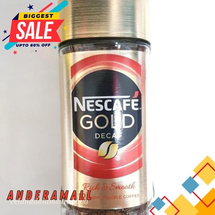 

NESCAFE GOLD DECAF RICH & SMOOTH 100GR KOPI INSTAN DEKAFEIN KOPI KOREA BEST PRODUCT