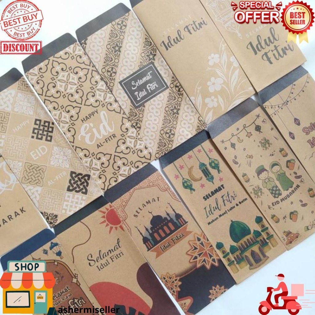 

Amplop Lebaran Kraft Coklat Isi 10|| Uang Tanpa Dilipat D Sale