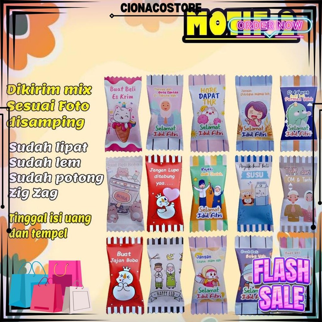 

[15 Pcs] Amplop Permen Amplop Lebaran 2024 D Termurah