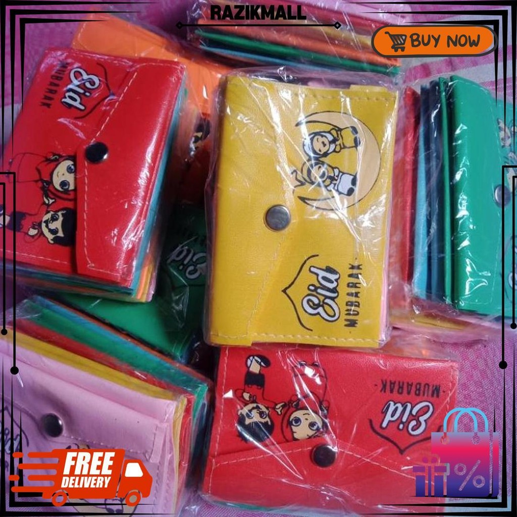 

(Dapat 72Pcs) Amplop Lebaran Lucu Mini/ Dompet Lebaran Kancing D Best Seller