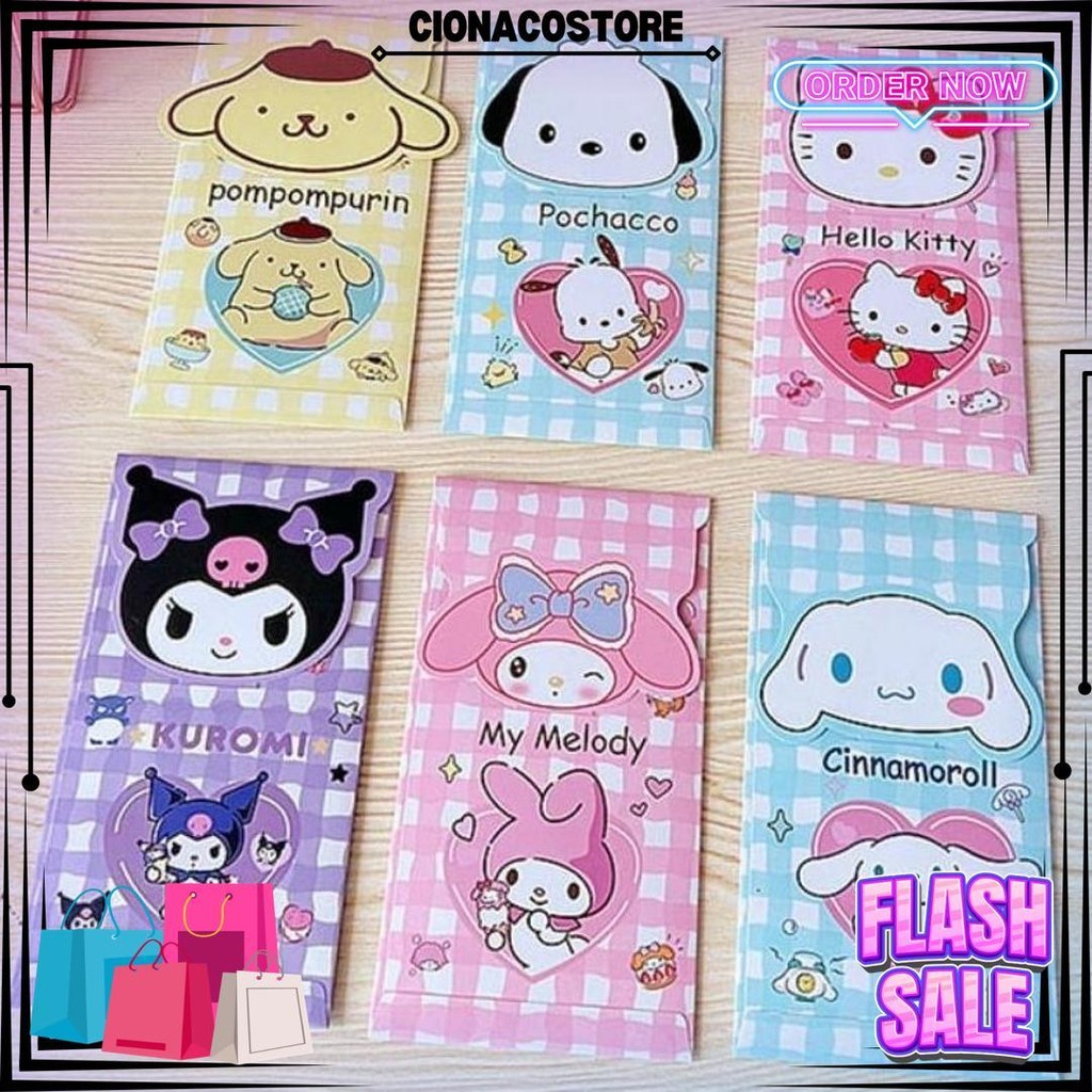 

Isi 5Pc - Amplop Lebaran Sanrio My Melody Kuromi Cinnamorol Unik Tebal - Uang Tidak Dilipat D Best Seller