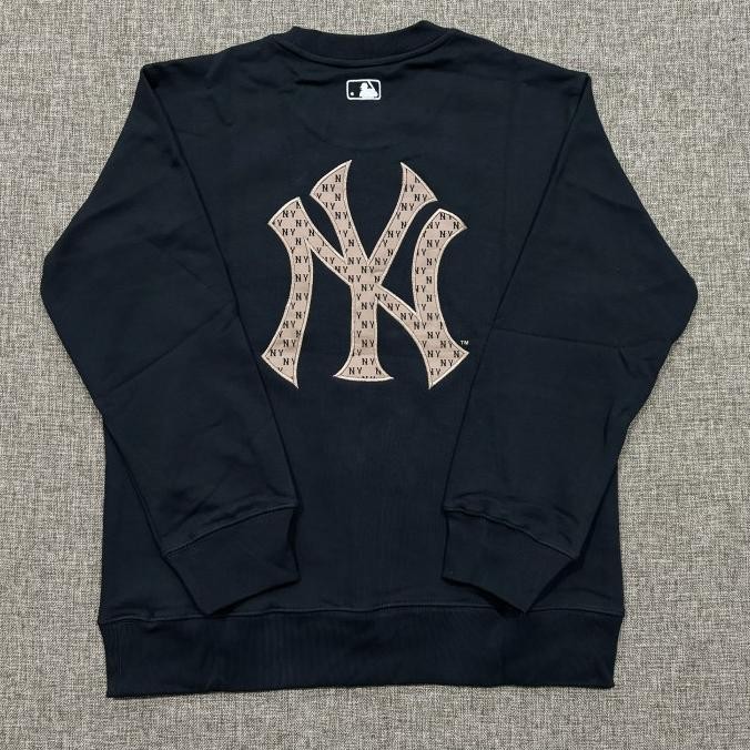 Murah Mlb Korea Ny Yankees Big Lux Sweater Black Original