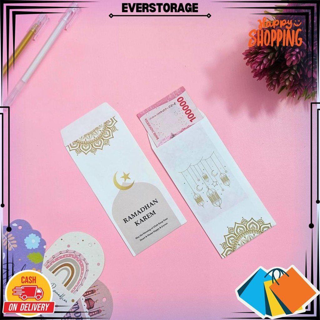 

[ Isi 30 Pcs ] Amplop Lebaran Panjang/Angpao Lebaran/Amplop Lebaran Aesthetic/Amplop Thr Idul Fitri 2025 D Sale