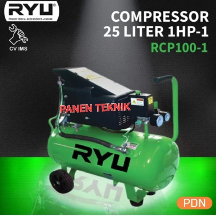 TERLARIS RYU RCP 100-1 COMPRESOR RYU 1 HP KOMPRESOR UDARA LISTRIK 1 PK RCP100-1 MURAH