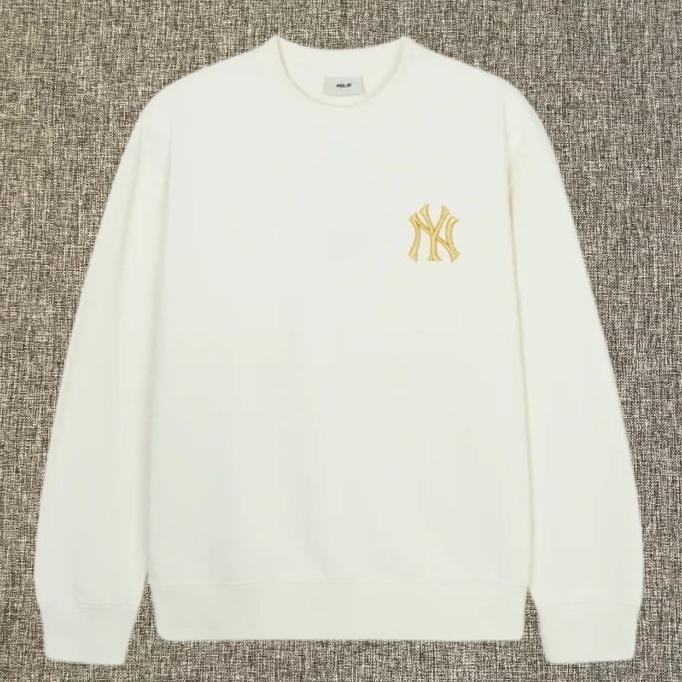 Murah Mlb Korea Ny Dragon Sweater Cream Original