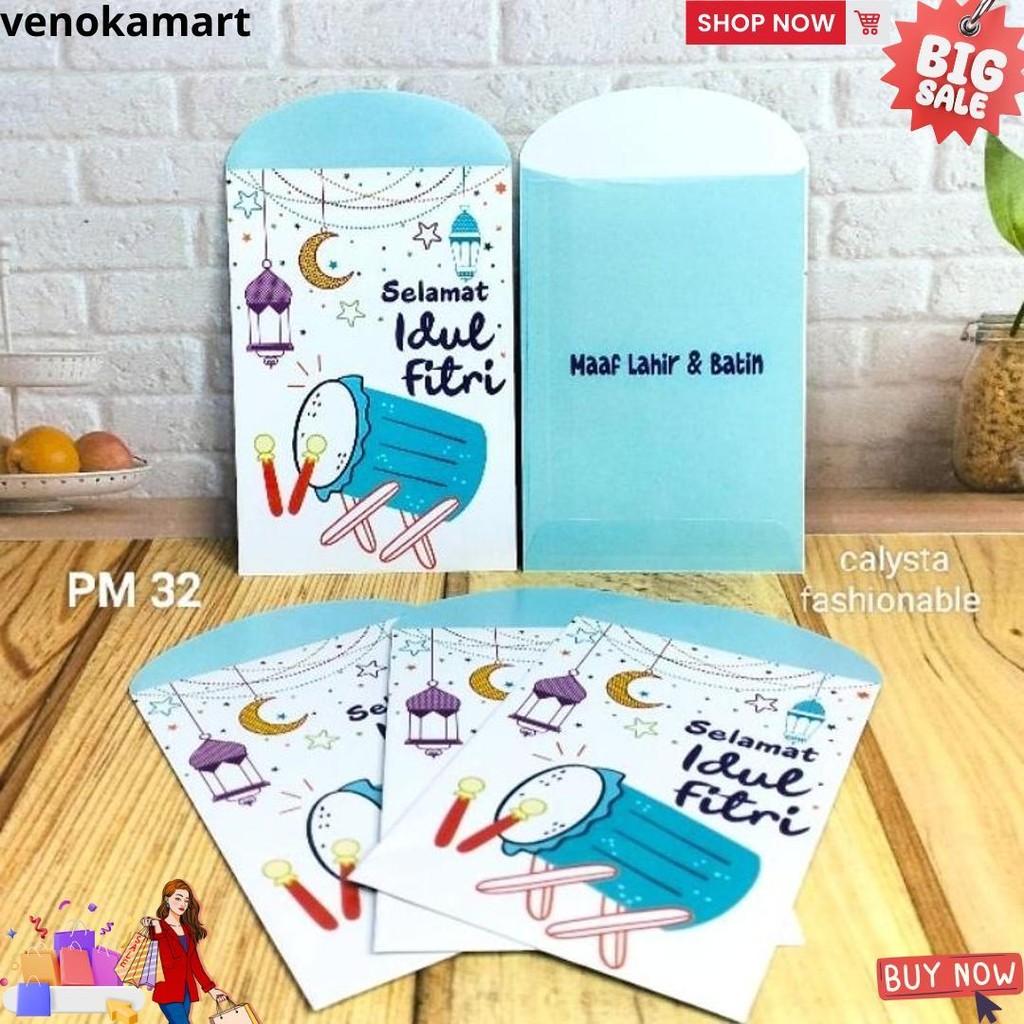 

Amplop Angpao Idul Fitri Lebaran Isi 100 Lbr D Cod