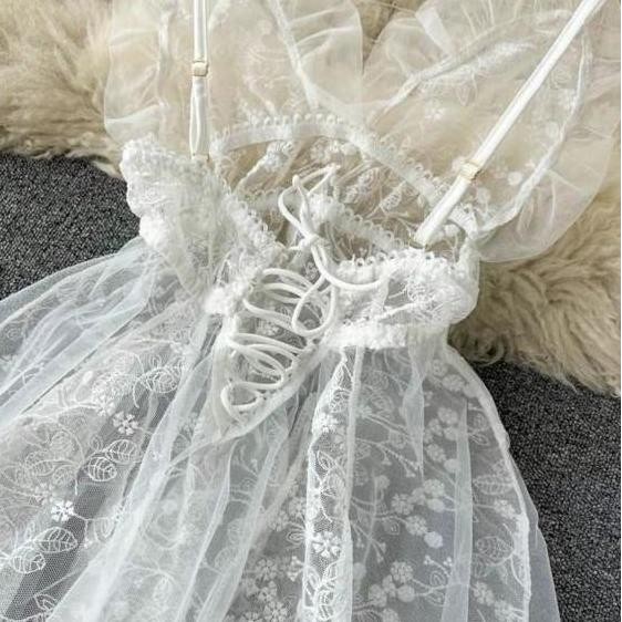 

Lingerie Dress Mini Babydoll Baju Tidur Wanita 2081 Original