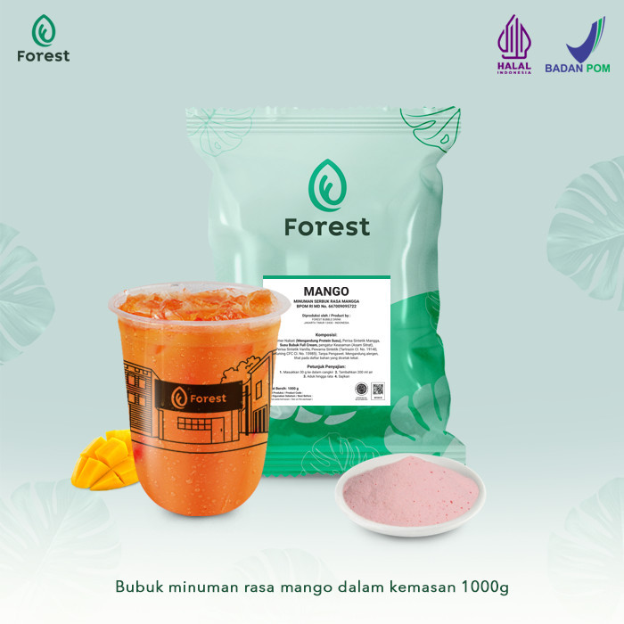 

Bubuk numan Buah MANGO Powder - FOREST Bubble Drink