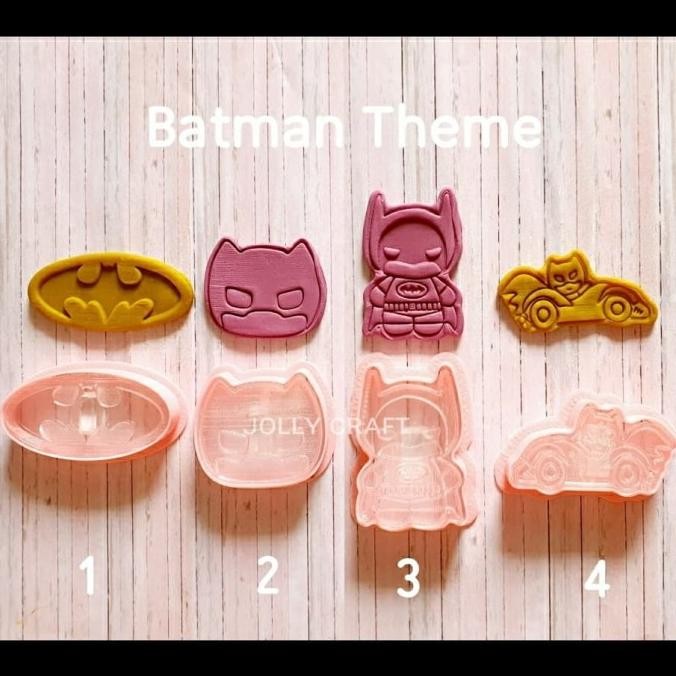 

SIAP KIRIM COOKIE CUTTER BATMAN THEME 1-4 SIZE 6 CM (DIJUAL SATUAN)