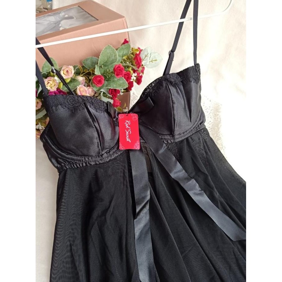

Bt 8018R.A3 Hitam - Lingerie Sexy Transparant Original