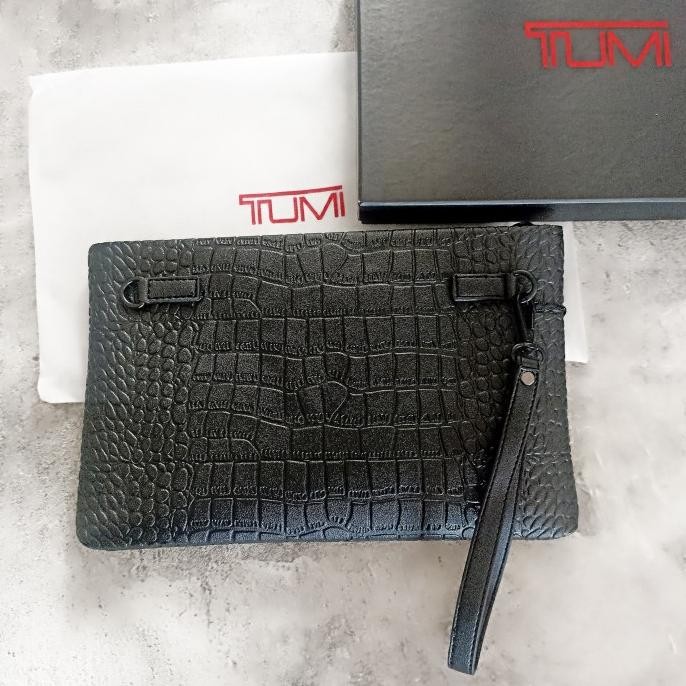 Clutch Kulit Pria Tas Tangan Wanita Handbag Tas Pesta Branded Free Box HT