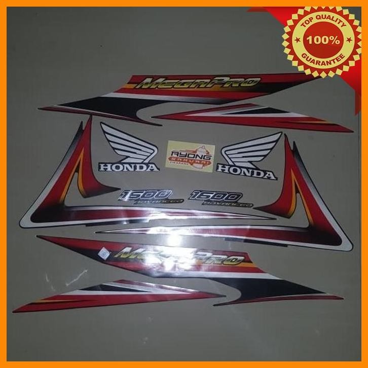 [AMC] STRIPING MEGAPRO PRIMUS 2006 HITAM (MERAH)