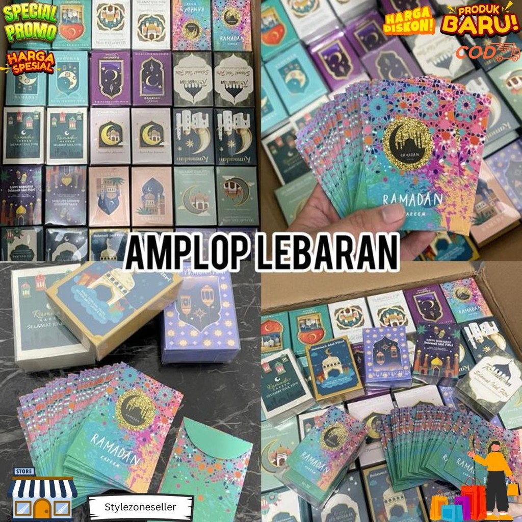 

Amplop Lebaran Ukuran M Isi 50 Lembar Amplop Idul Fitri D Ramadhan Sale