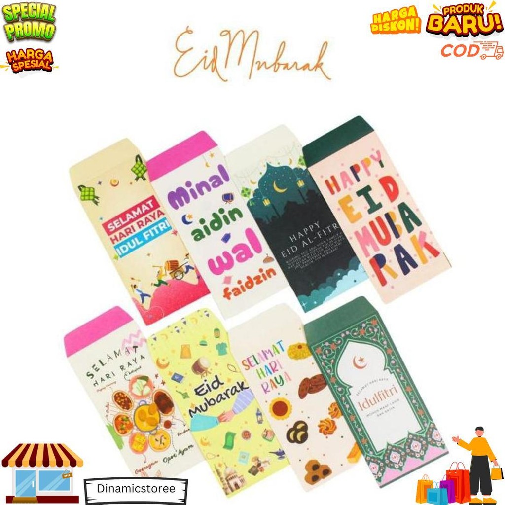 

(Isi 10,20,30,40,50 Pcs) Amplop Lebaran 2025 / Angpao Lebaran 2025 / Amplop Lebaran Idul Fitri 2025 / Amplop Atau Angpao Lebaran Murah D Promo 3.3