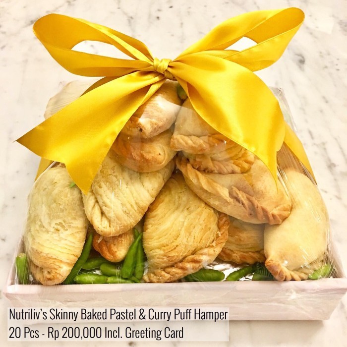 

Nutriliv Skinny Hamper 20 Baked Pastel / Curry Puff + Pita + Kartu