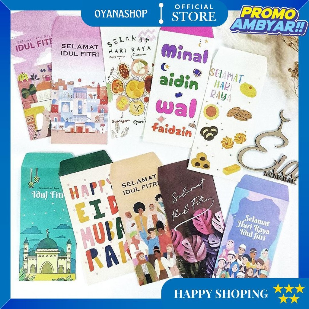 

[Isi 10] Amplop Lebbaran Unik - Amplop Lebaran Estetik - Grosir Amplop Lebaran D Cod