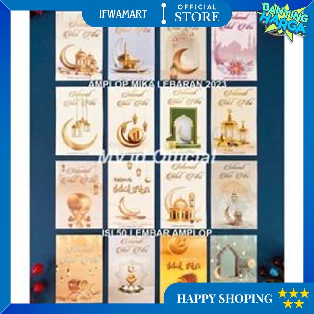 

Amplop Lebaran Idul Fitri (Isi 50 Lembar) Amplop Karakter Angpao Thr Gift Lebaran Hari Raya Eid Mubarak Terbaru D Ramadhan Sale