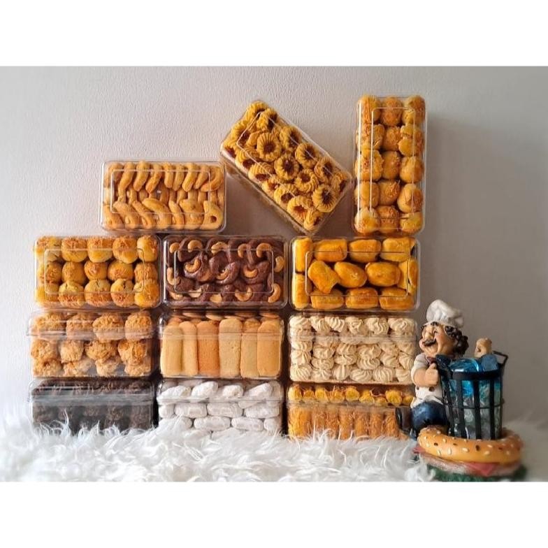 

Kue Kering Nastar / Keju / Putri Salju / Coklat Mede / Sagu Keju 350Gr Harga Grosir