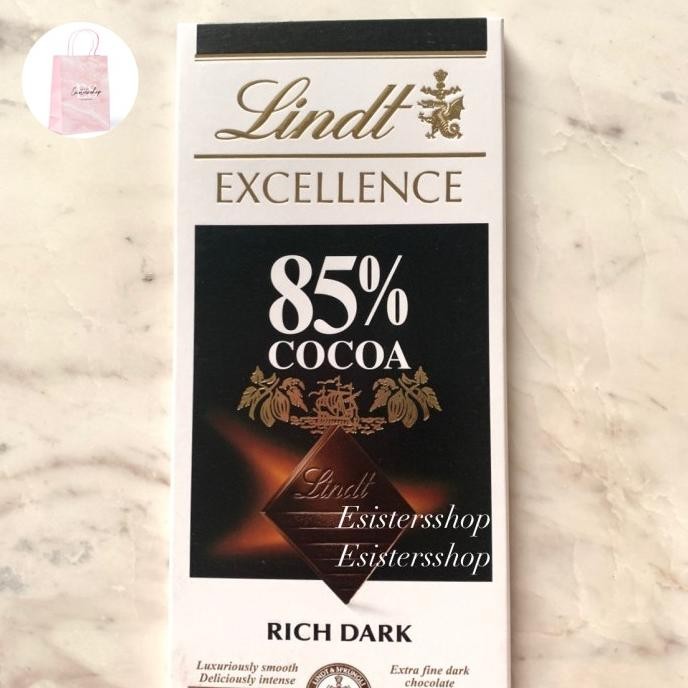 

Grosir Coklat Lindt Excellence Rich Dark Chocolate 85% Cocoa / Coklat Cokelat