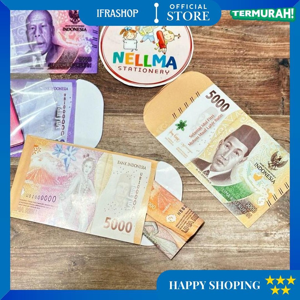 

Ampau Amplop Lebaran Uang Mainan Medium Isi 100 Lembar D Terlaris