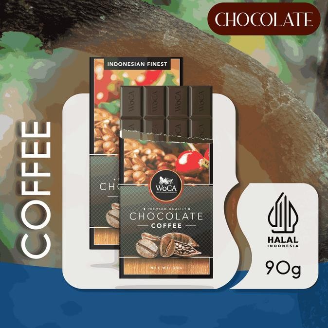

Promo Woca Premium Chocolate Bar - Cokelat Batang Rasa Kopi - 90 Gram