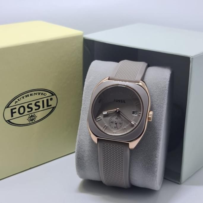 Murah Jam Tangan Wanita Fossil 8133 Original Water Resist Chrono Tanggal