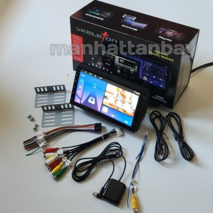 Murah Double Din Headunit Android 7 Inch Skeleton