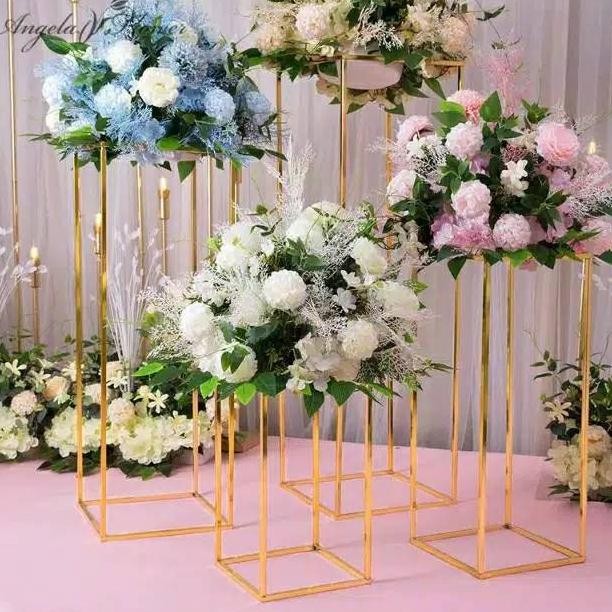 Hot Promo, Premium  Standing Flower Beranak / 1 Set 4 Bokor Kotak Bunga