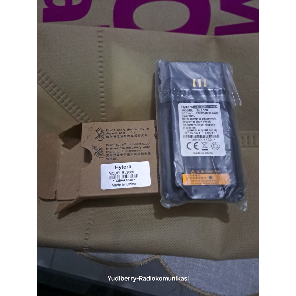 Hytera Model BL2006 Baterai Hytera PD788 Asli Batre Hytera Pd-788 G Ori Termurah se dunia