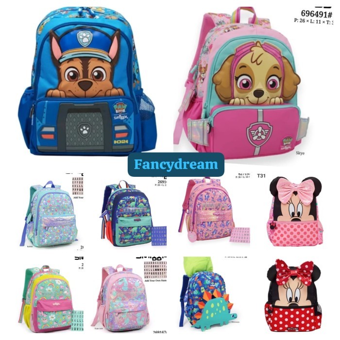 Tas Backpack Smiggle Anak TK / Tas Ransel Anak Sekolah TK