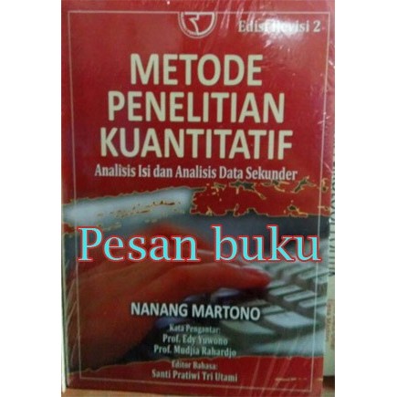 

HOT SALE! Buku Metode Penelitian Kuantitatif: Analisis Isi dan Analisis Data Sek