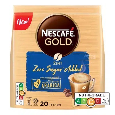 Nescafe Gold 2 in 1 - Zero Sugar Added