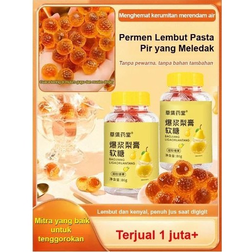 

Sale Popping Ci Pear Throat & Lung Soft Candy/Permen Karet Tenggorokan Pasta Pir/Permen Rasa Mint