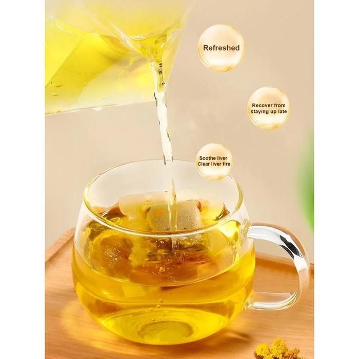 

terbaru !!! dandelion, chrysanthemum and cassia seed tea centennial chrysanthemum cassia seed tea