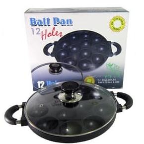 Cetakan Kue Takoyaki / Poffertjes Jumbo 12 Lubang