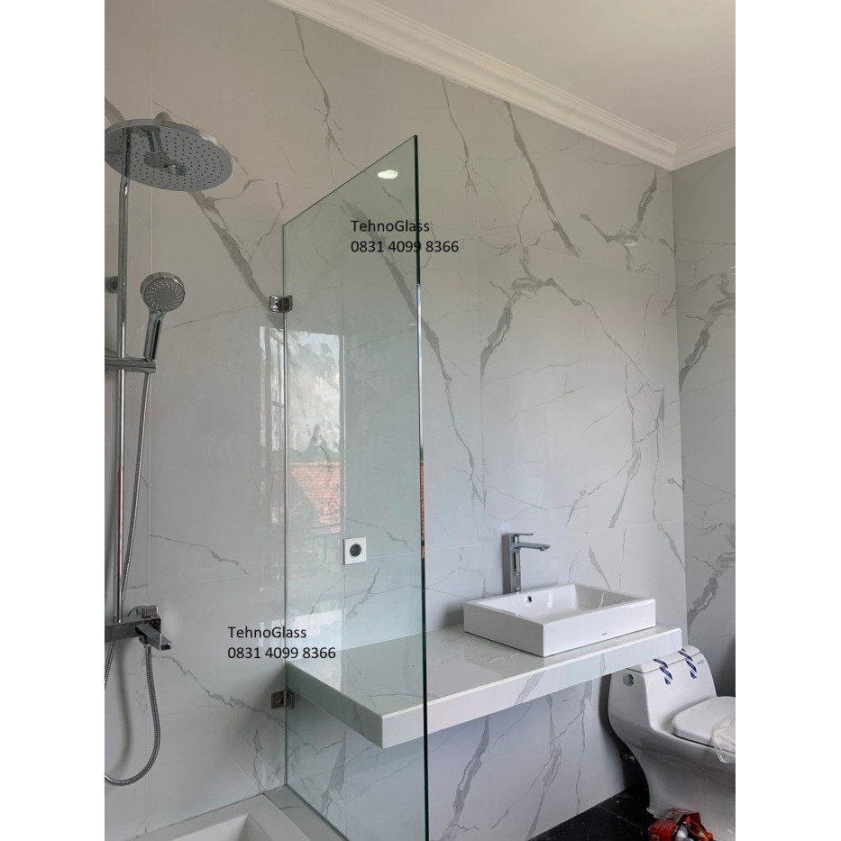 Partisi Kamar Mandi / Sekat Shower / Kaca Kamar Mandi